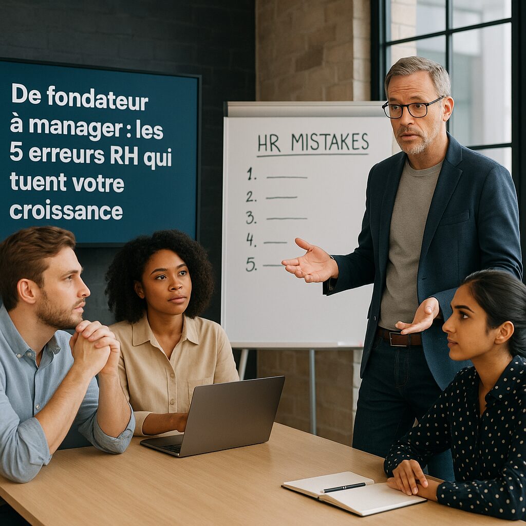 De fondateur à manager : les 5 erreurs RH qui tuent votre croissance ...